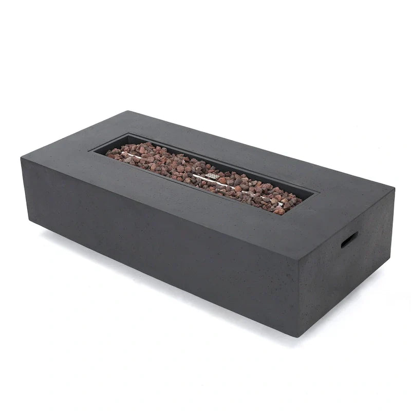 Ensemble de conversation d'extérieur 7 places en aluminium Giovanna avec foyer de Christopher Knight Home