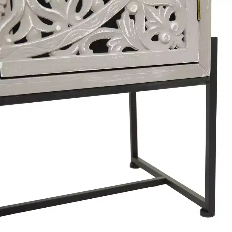 Meuble bas traditionnel en bois 42 x 30