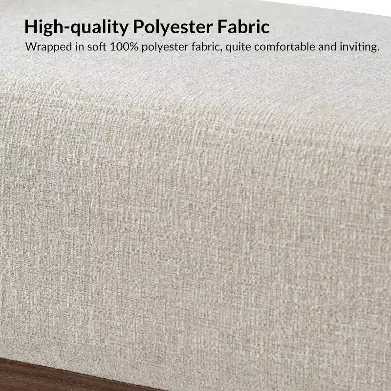 Banc d'entrée avec coussin amovible, style industriel