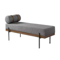 Banc d'entrée avec coussin amovible, style industriel
