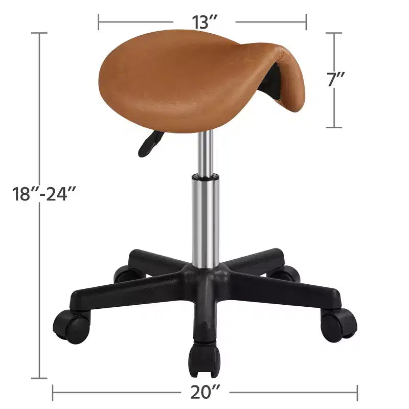 Tabouret à roulettes selle hydraulique réglable Chaise de salon