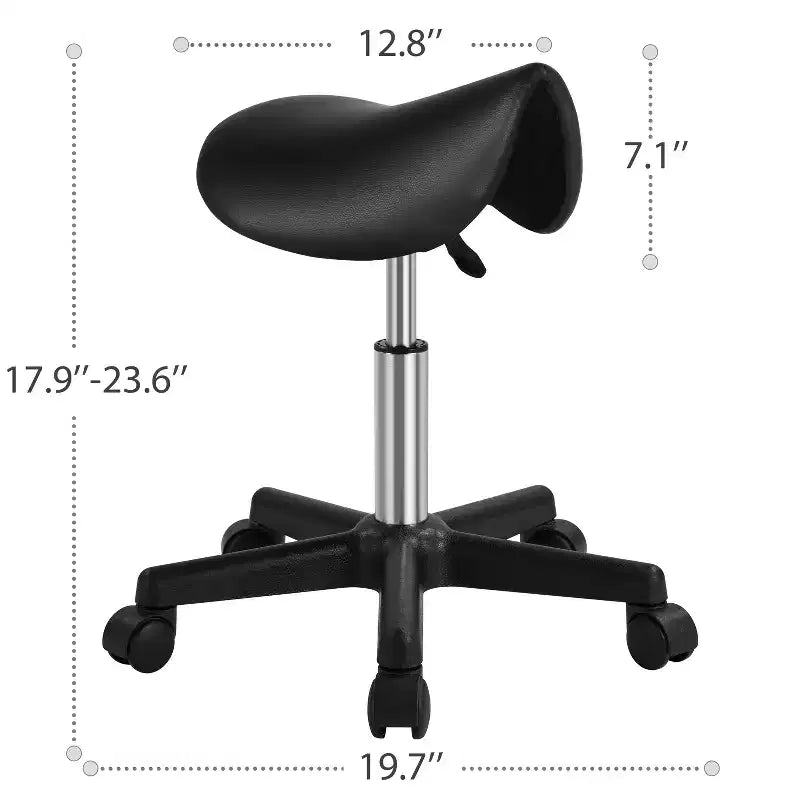 Tabouret à roulettes selle hydraulique réglable Chaise de salon