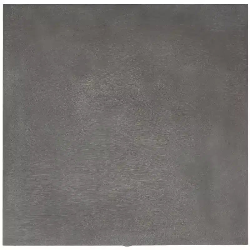 Table de chevet avec tiroirs de rangement, bois d'orme gris cendré