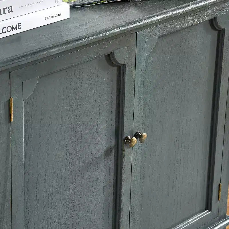 Bahut de ferme à 2 portes sur pieds réglables