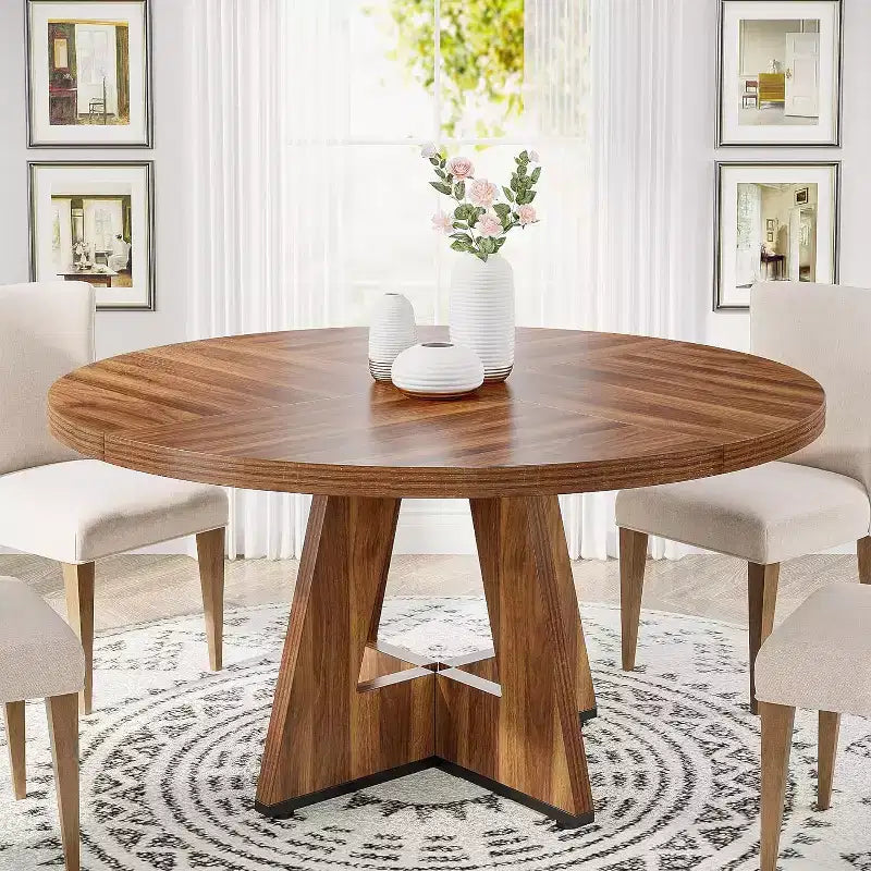 Table à manger ronde de 47 po pour 4 personnes