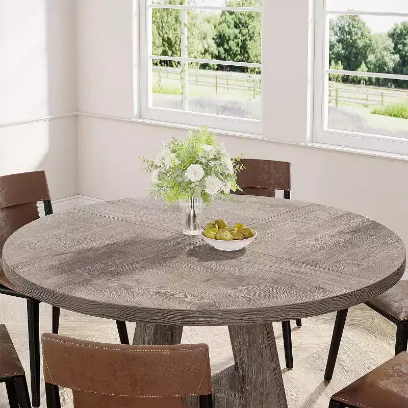 Table à manger ronde de 47 po pour 4 personnes