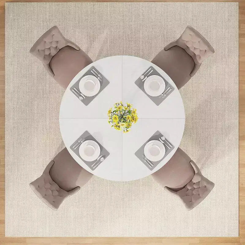 Table à manger ronde de 47 po pour 4 personnes