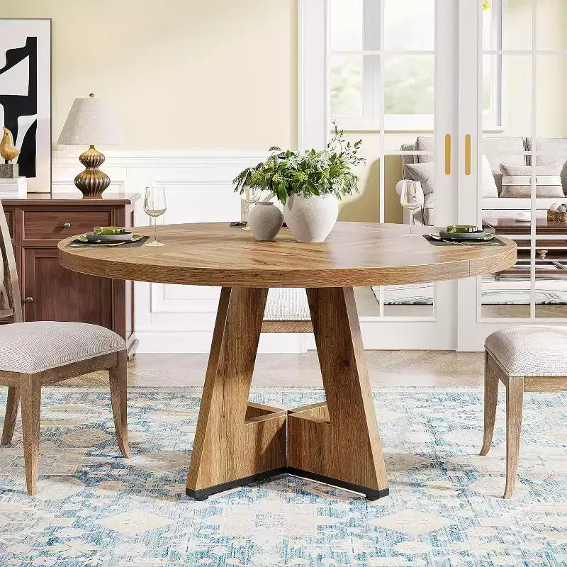 Table à manger ronde de 47 po pour 4 personnes