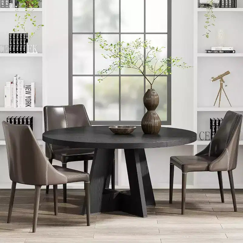 Table à manger ronde de 47 po pour 4 personnes