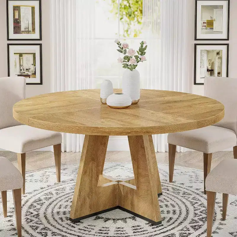 Table à manger ronde de 47 po pour 4 personnes