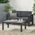 Ensemble causeuse en aluminium Maya Bay par Christopher Knight Home