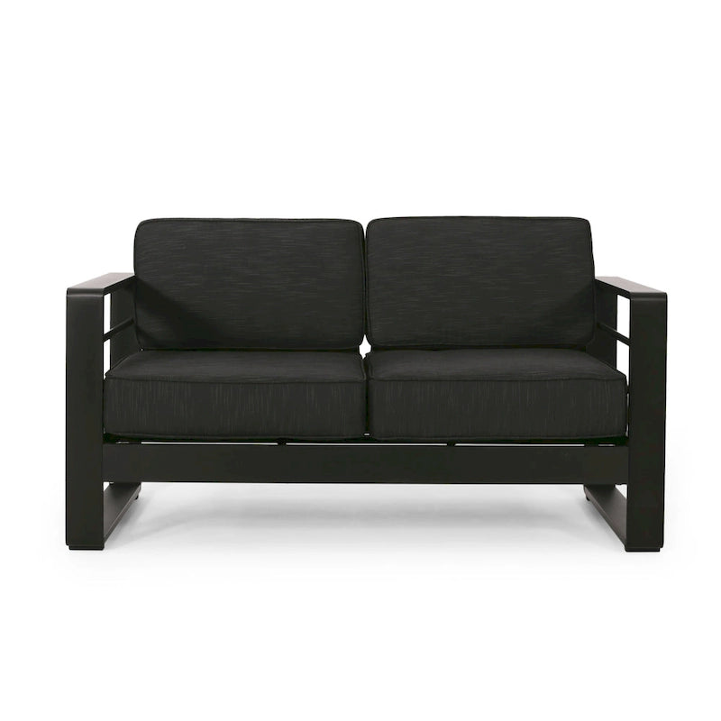 Ensemble causeuse en aluminium Maya Bay par Christopher Knight Home