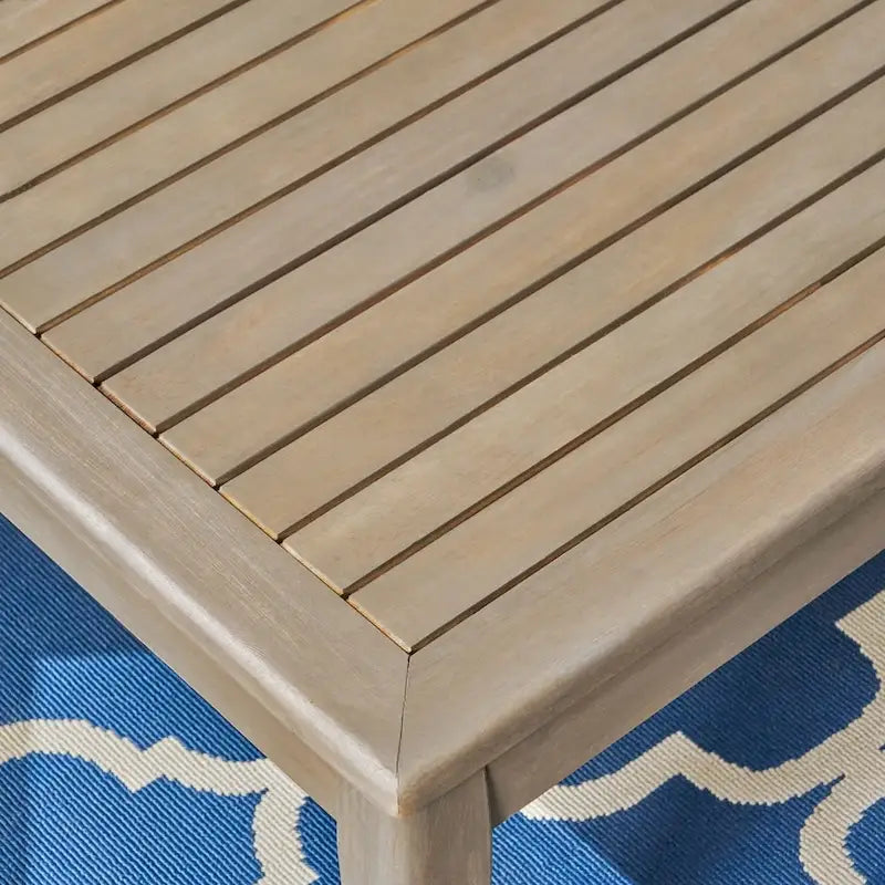 Ensemble de canapé d'angle d'extérieur en acacia 10 places Grenada par Christopher Knight Home