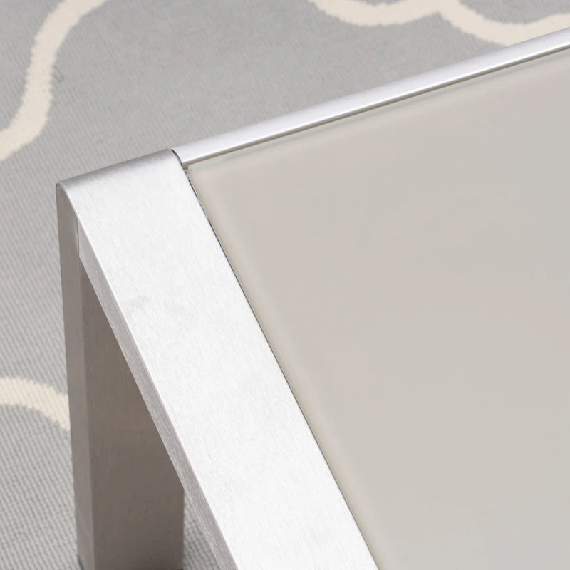 Causeuse et table basse en aluminium Aviara par Christopher Knight Home