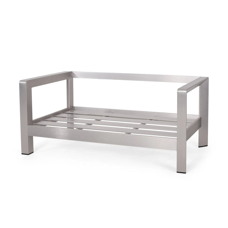 Causeuse et table basse en aluminium Aviara par Christopher Knight Home