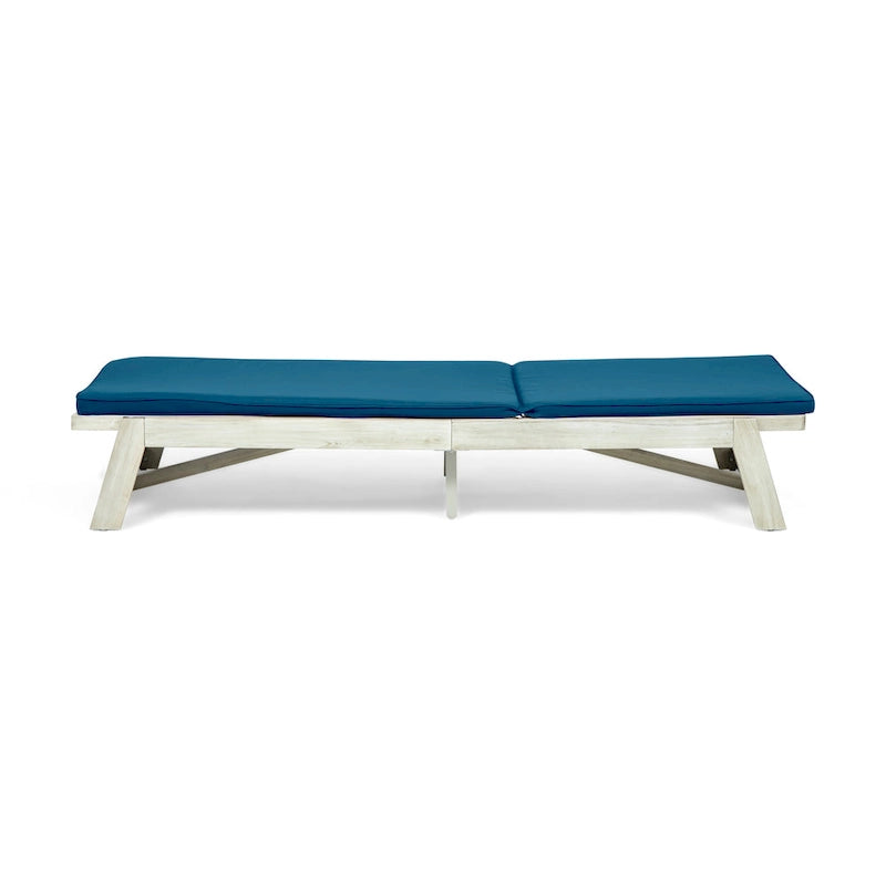 Chaise longue Maki en bois d'acacia par Christopher Knight Home