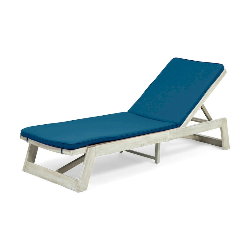 Chaise longue Maki en bois d'acacia par Christopher Knight Home