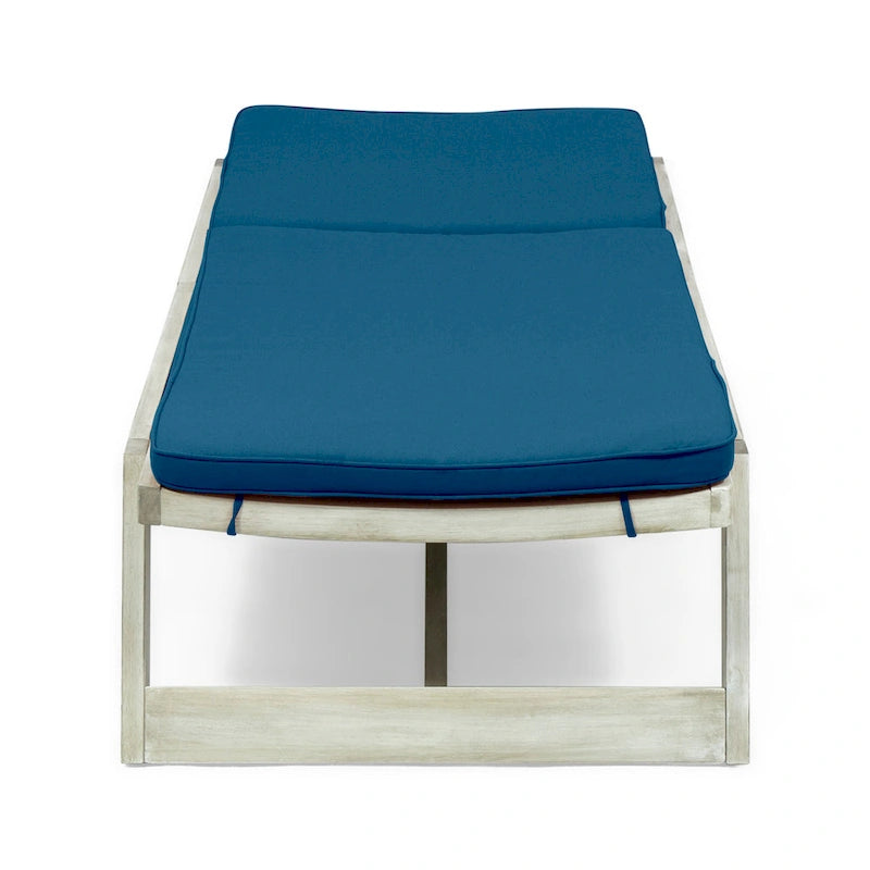 Chaise longue Maki en bois d'acacia par Christopher Knight Home