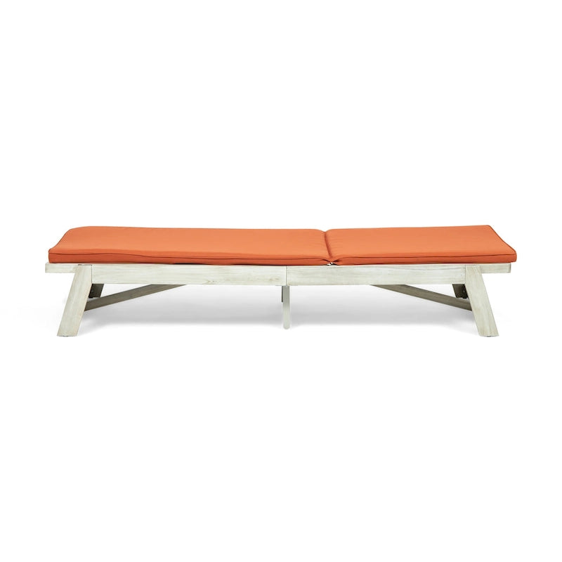 Chaise longue Maki en bois d'acacia par Christopher Knight Home