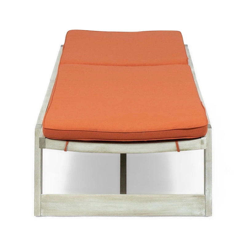 Chaise longue Maki en bois d'acacia par Christopher Knight Home