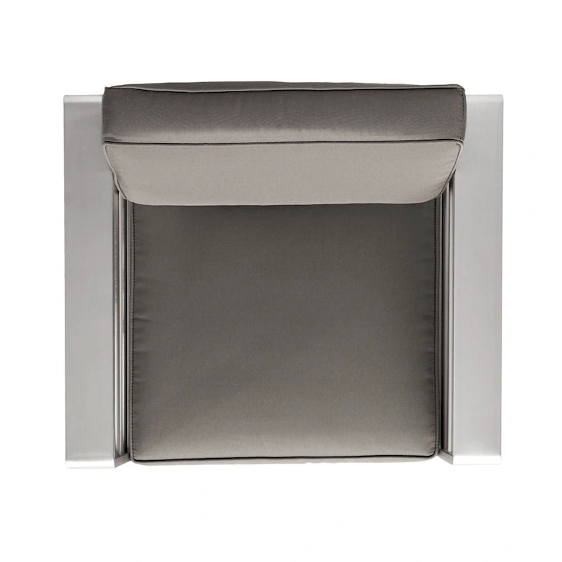 Ensemble de conversation d'extérieur Cape Coral à 4 places en aluminium avec 2 tables d'appoint par Christopher Knight Home