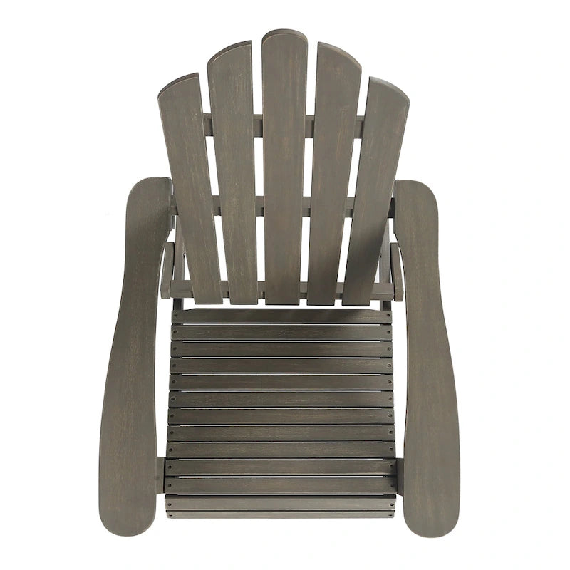 Chaises Adirondack pliantes en bois d'acacia Hollywood Outdoor (lot de 2) par Christopher Knight Home