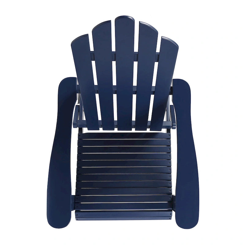 Chaises Adirondack pliantes en bois d'acacia Hollywood Outdoor (lot de 2) par Christopher Knight Home