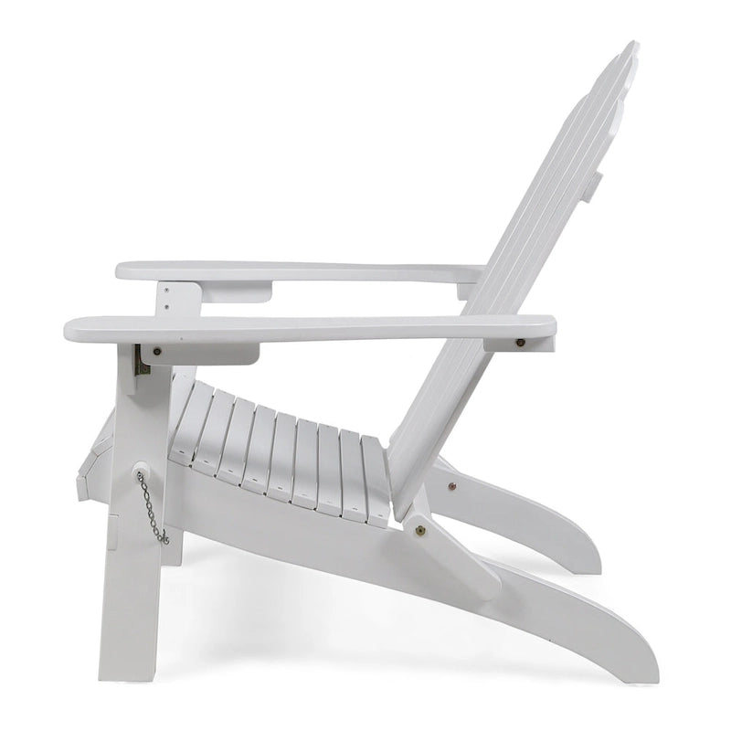 Chaises Adirondack pliantes en bois d'acacia Hollywood Outdoor (lot de 2) par Christopher Knight Home