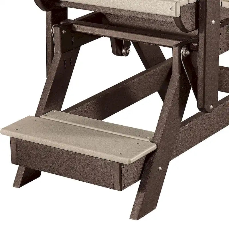 Planeur OS Home and Office Model Double Balcony Height avec table centrale en Weatherwood et Tudor Brown - N/A