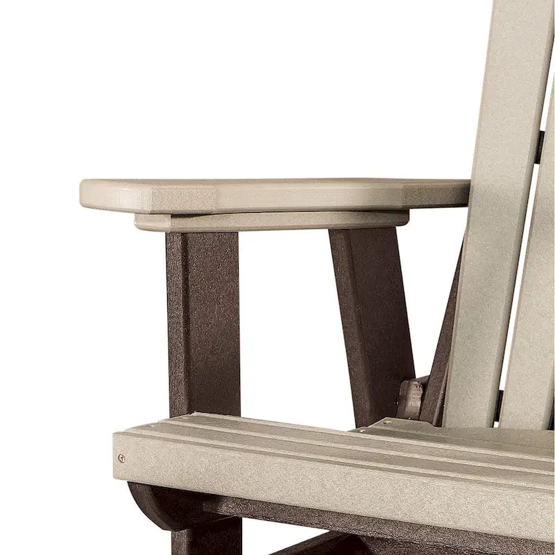 Planeur OS Home and Office Model Double Balcony Height avec table centrale en Weatherwood et Tudor Brown - N/A
