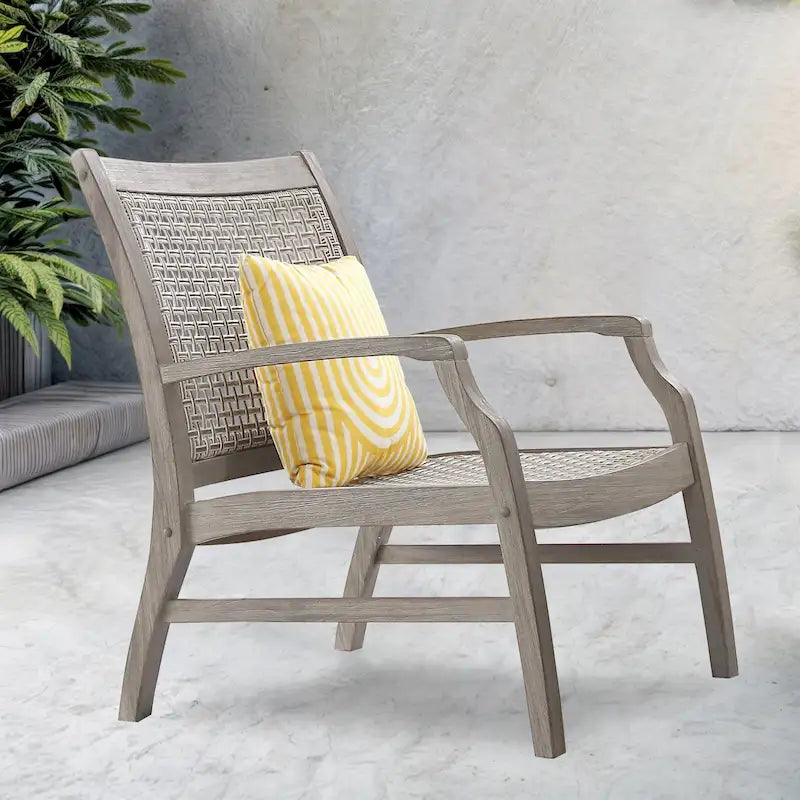 Fauteuil de jardin Cambridge Casual Zuma en teck et osier