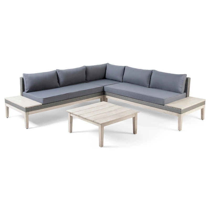 Ensemble de coupe à 5 pièces coussiné Loft Outdoor par Christopher Knight Home