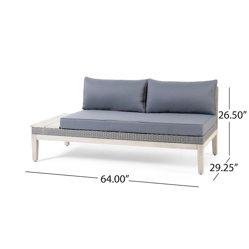Ensemble de coupe à 5 pièces coussiné Loft Outdoor par Christopher Knight Home
