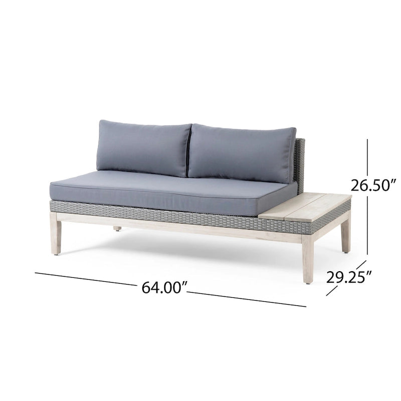 Ensemble de coupe à 5 pièces coussiné Loft Outdoor par Christopher Knight Home