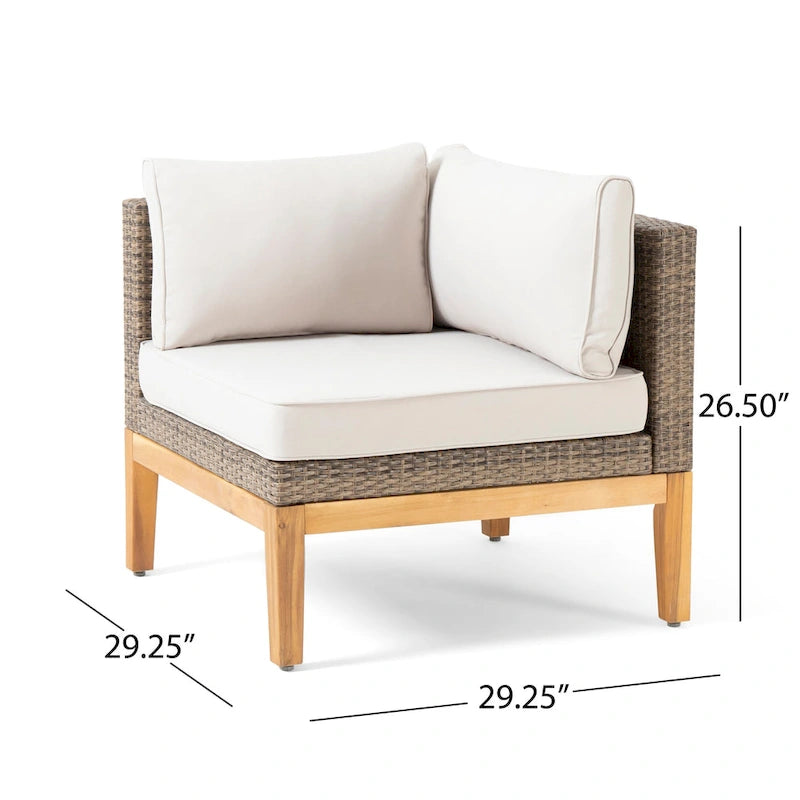 Ensemble de coupe à 5 pièces coussiné Loft Outdoor par Christopher Knight Home