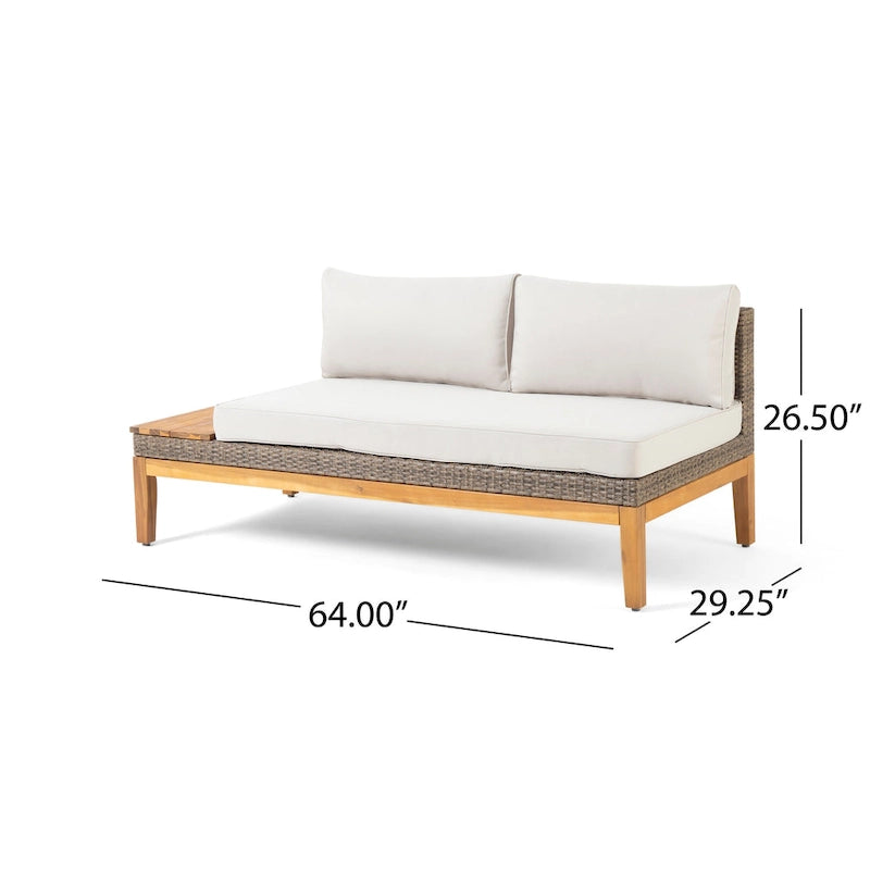 Ensemble de coupe à 5 pièces coussiné Loft Outdoor par Christopher Knight Home