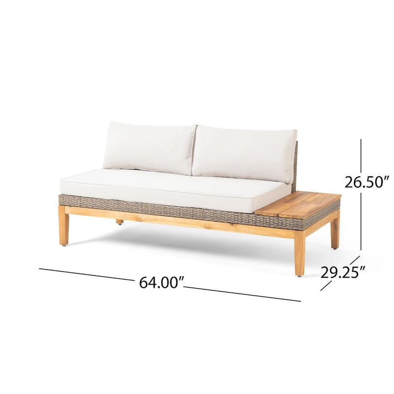 Ensemble de coupe à 5 pièces coussiné Loft Outdoor par Christopher Knight Home