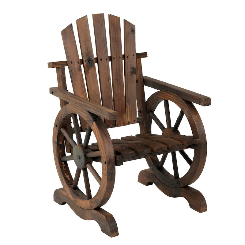 Chaise Adirondack en bois pour l'extérieur