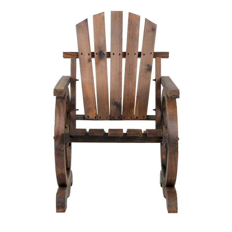 Chaise Adirondack en bois pour l'extérieur