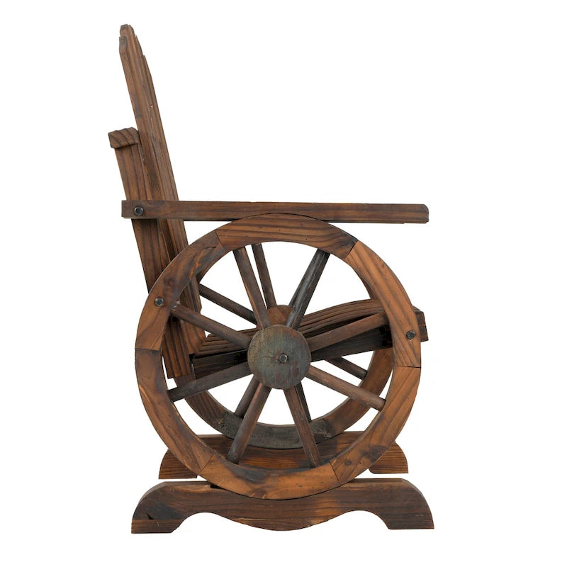 Chaise Adirondack en bois pour l'extérieur