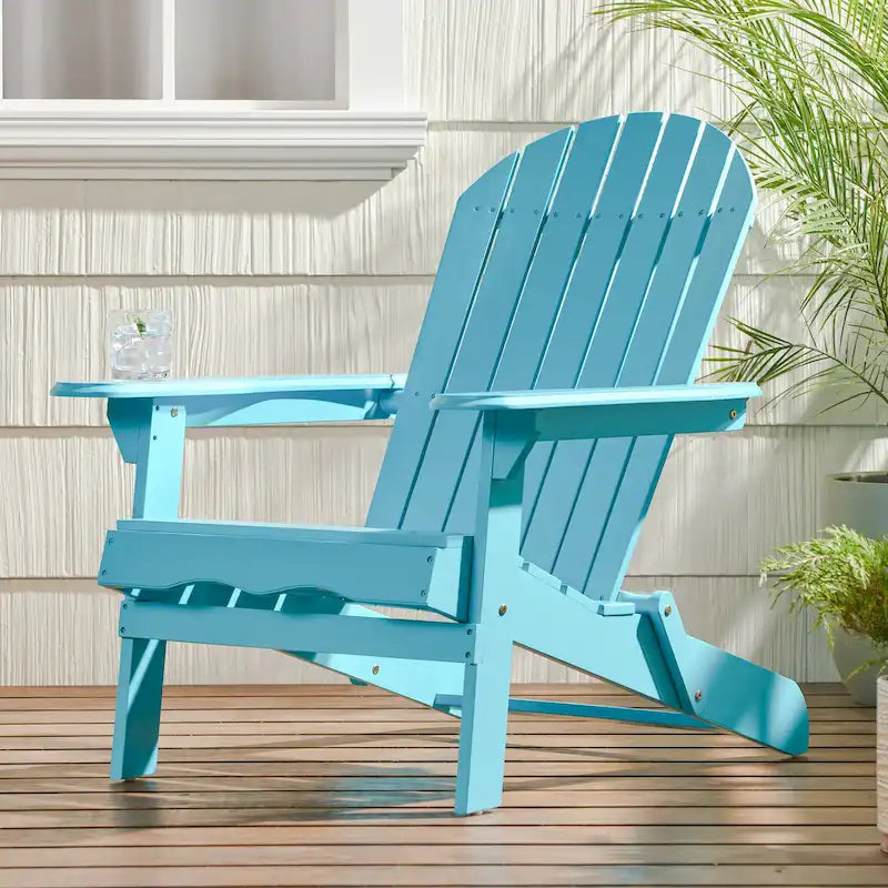Fauteuil Adirondack d'extérieur en bois d'acacia Malibu par Christopher Knight Home