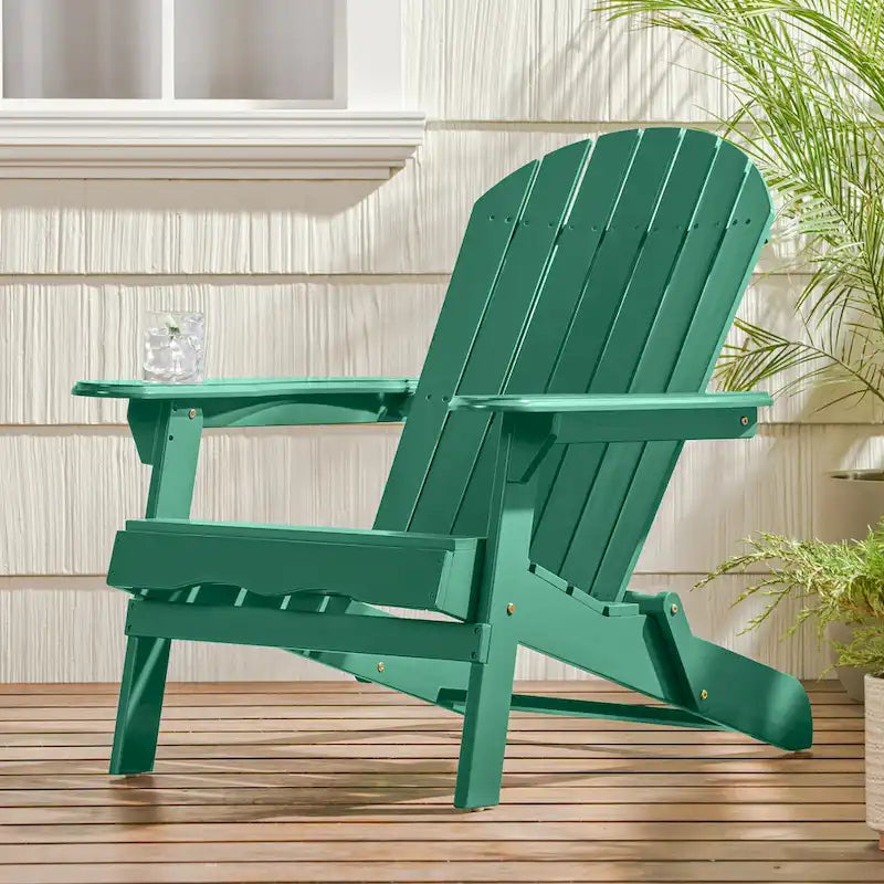 Fauteuil Adirondack d'extérieur en bois d'acacia Malibu par Christopher Knight Home