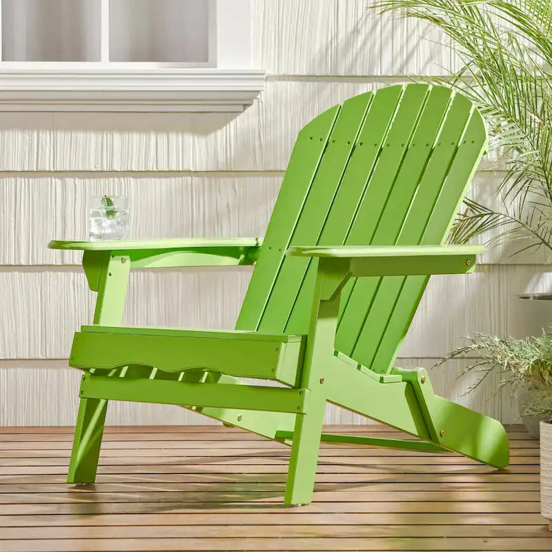 Fauteuil Adirondack d'extérieur en bois d'acacia Malibu par Christopher Knight Home