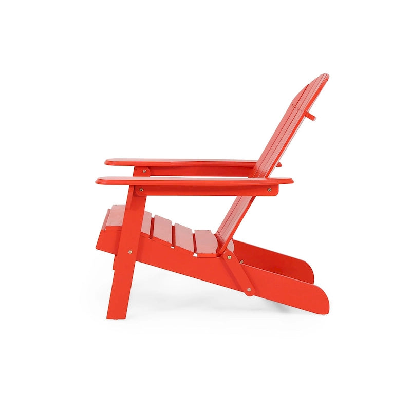 Fauteuil Adirondack d'extérieur en bois d'acacia Malibu par Christopher Knight Home