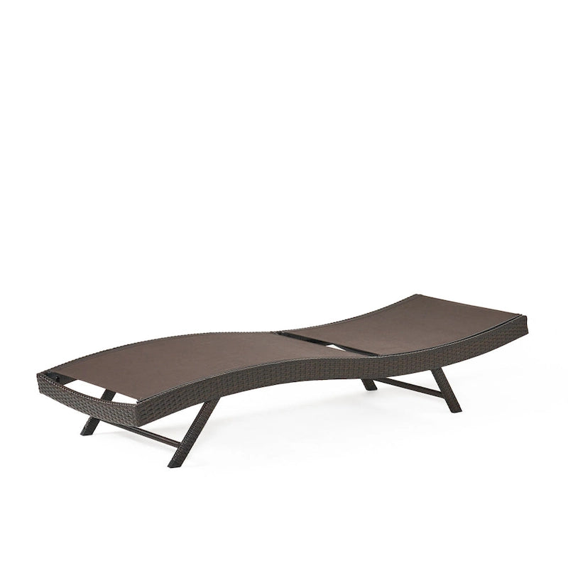 Chaise longue d'extérieur Kauai par Christopher Knight Home