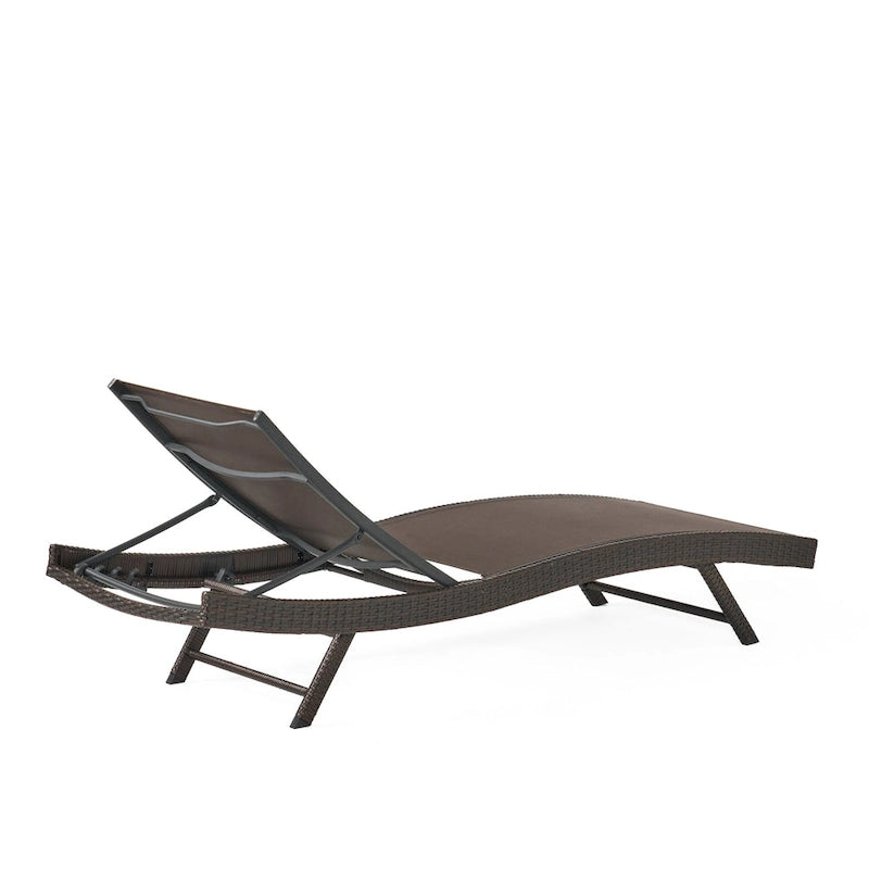Chaise longue d'extérieur Kauai par Christopher Knight Home