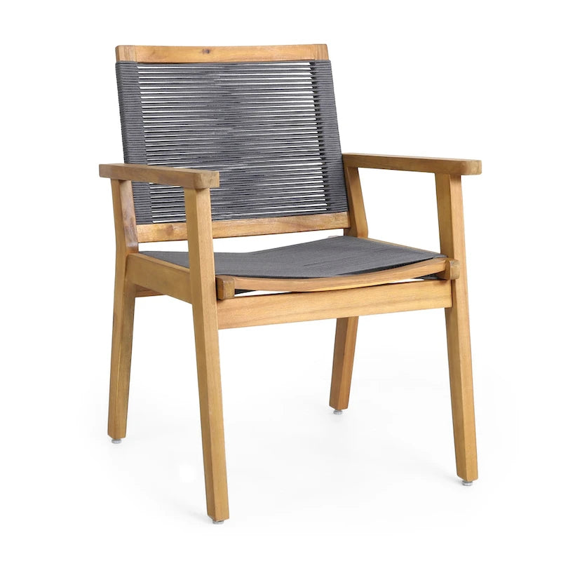 Ensemble de conversation d'extérieur 3 pièces en bois d'acacia McGill par Christopher Knight Home