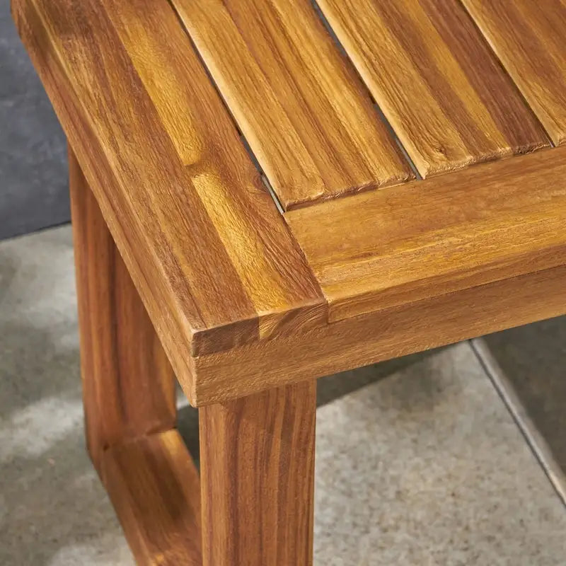 Banc d'extérieur en bois d'acacia Nestor par Christopher Knight Home