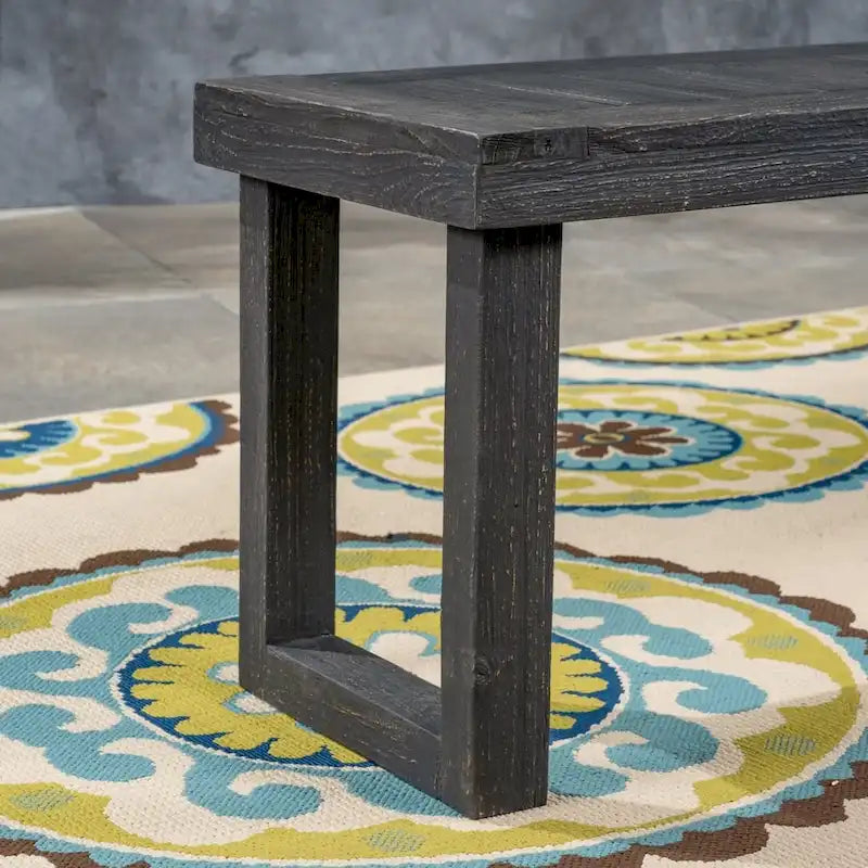 Banc d'extérieur en bois d'acacia Nestor par Christopher Knight Home