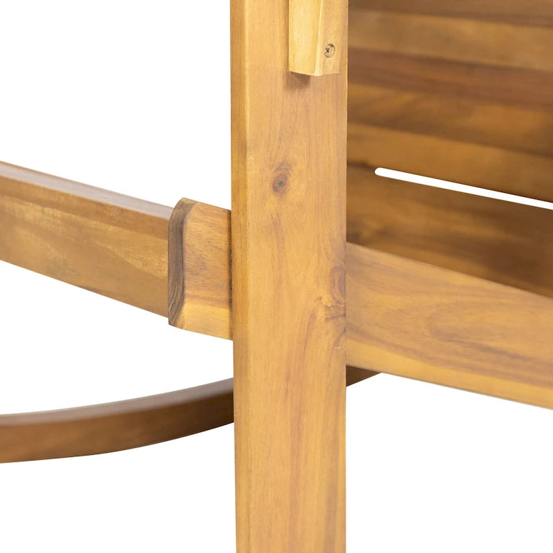 Chaise à bascule Adirondack d'extérieur en bois d'acacia Axson par Christopher Knight Home